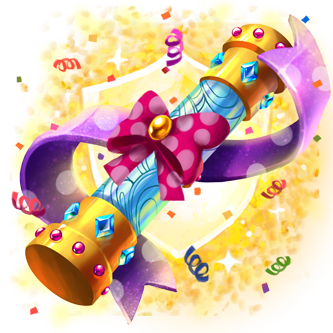 Gilded Birthday Scroll Case