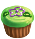 Green Birthday Cupcake