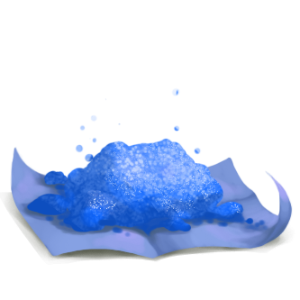 Blue Double Dewdrop Powder