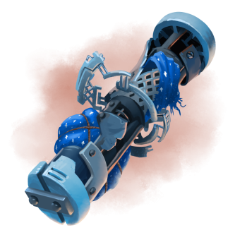 Cerulean Skyport Scroll Case
