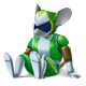 Force Fighter Green Action Figure