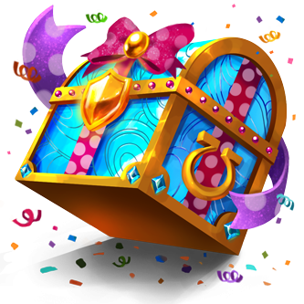 2018 Gilded Birthday Treasure Chest