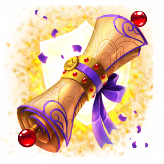 Gilded Scavenger Hunt Scroll Case