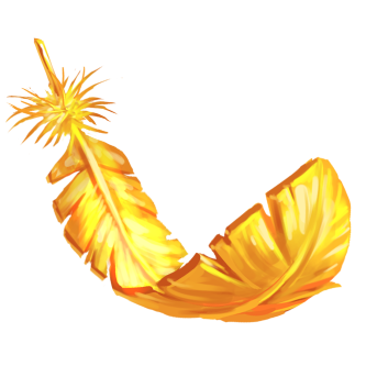 Golden Goose Feather