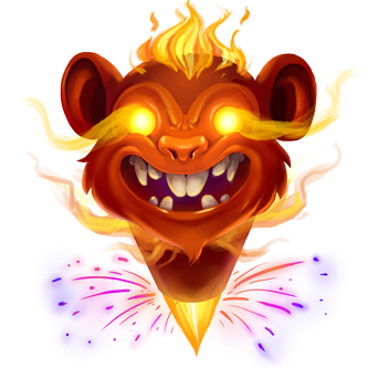 Monkey Fling Charm