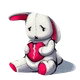 Not So Secret Admirer Bunny