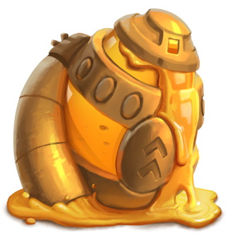 Overflowing Pump Egg
