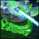 Chrome Polygon School of Sharks Trap Skin