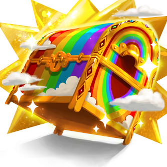Rare Giant Rainbow Treasure Chest