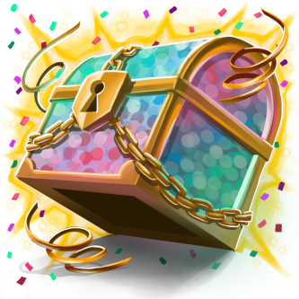 Rare New Year's Party Treasure Chest