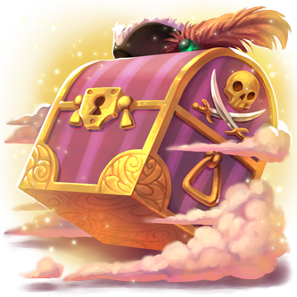 Rare Sky Pirate Treasure Chest