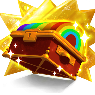 Rare Small Rainbow Treasure Chest