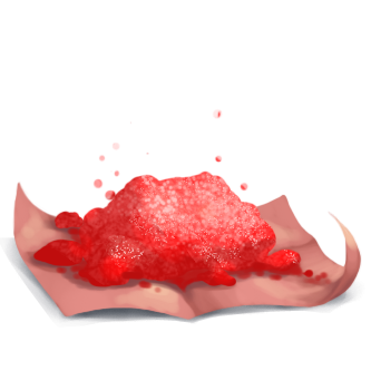 Red Double Dewdrop Powder