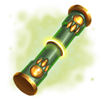 Golden Jade Scroll Case