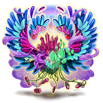 Rift Super Rainbow Spore Charm