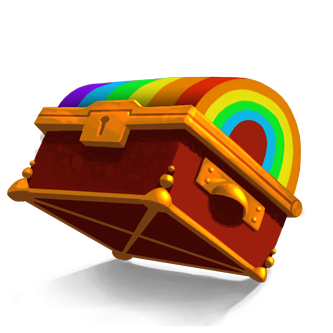 Small Rainbow Treasure Chest