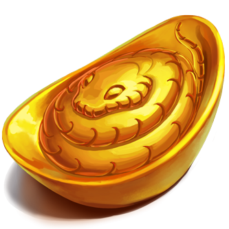 Snake Wealth Ingot