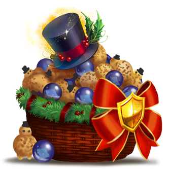 Snow Golem Gift Basket