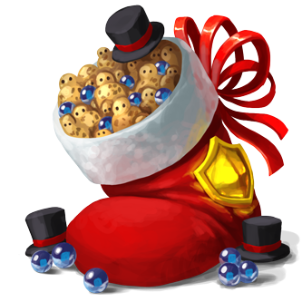 Stuffed Snow Golem Stocking