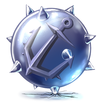 Spiked Anchor Charm