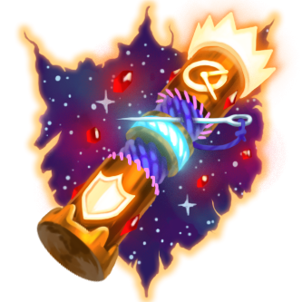 Gilded Time Traveler's Scroll Case