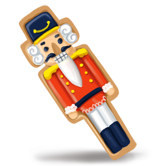 Nutcracker Sugar Cookie