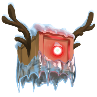 Floating Reindeer Crate