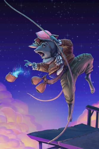 Acrobatic Aurora Bandit Mouse