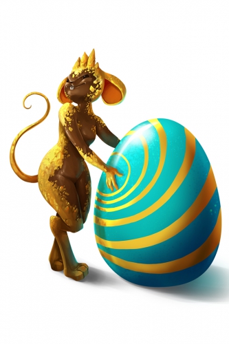 Chocolate Gold Foil Mouse