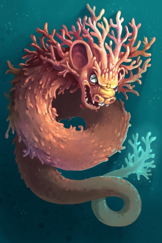 Coral Dragon Mouse
