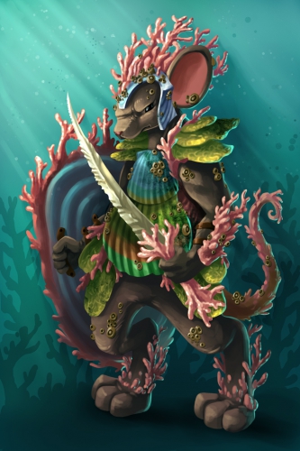 Coral Guard Mouse