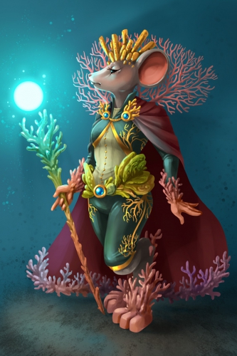 Coral Queen Mouse