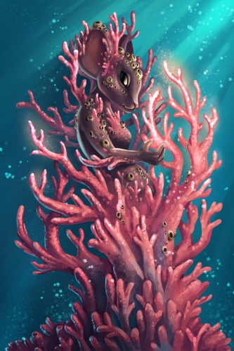 Coral Mouse