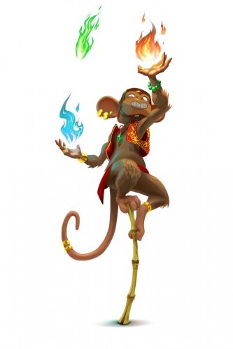Costumed Monkey Mouse