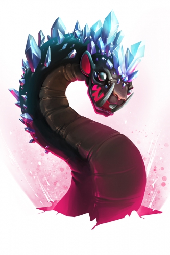 Crystal Cave Worm Mouse