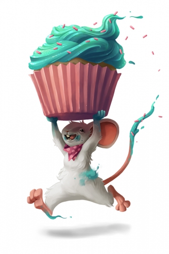 Cupcake Runner Mouse