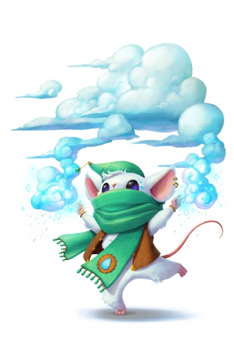 Cute Cloud Conjurer Mouse