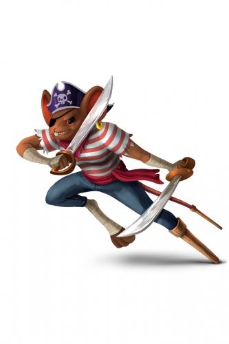 Dashing Buccaneer Mouse