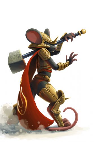 Flame Warrior Mouse