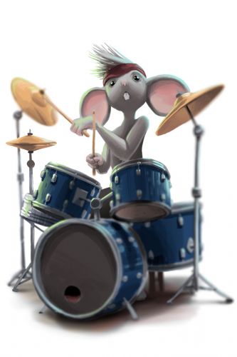 Drummer Mouse