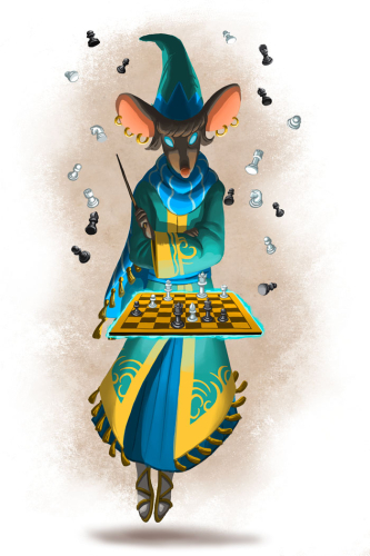 Enchanted Chess Club Champion Mouse