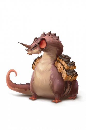 Horned Cork Hoarder Mouse