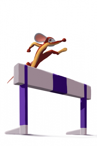 Hurdle Mouse