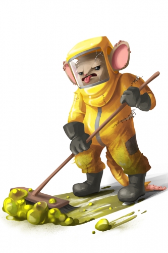 Lab Technician Mouse