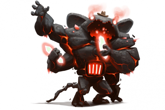 Magmatic Golem Mouse