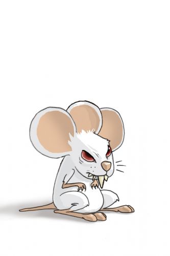 Mutated White Mouse