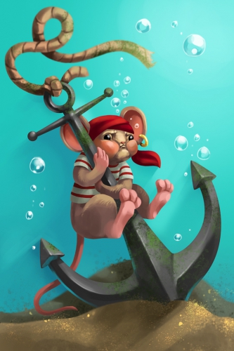 Pirate Anchor Mouse