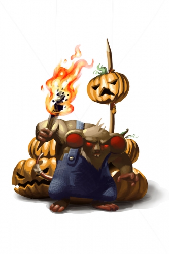 Pumpkin Hoarder Mouse