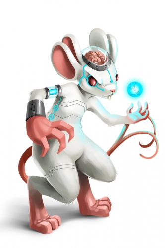 Amplified White Mouse