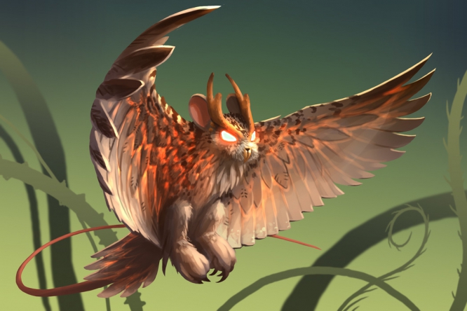 Red-Eyed Watcher Owl Mouse